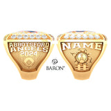 Abbotsford Angels Baseball 2024 Championship Ring - Design 1.4 *BALANCE*