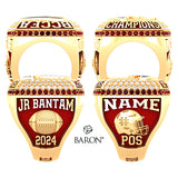 Abbotsford Falcons Jr Bantam Football 2024 Championship Ring - Design 3.1