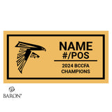 Abbotsford Falcons Jr Bantam Football 2024 Championship Display Case