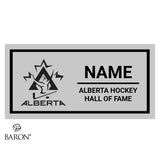 Alberta Hockey Hall of Fame Calgary Canuck Black Window Ring Box