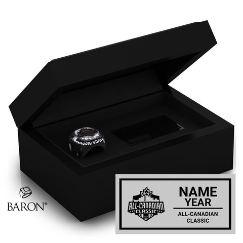 All-Canadian Classic Football 2024 Championship Black Standard Window Ring Box
