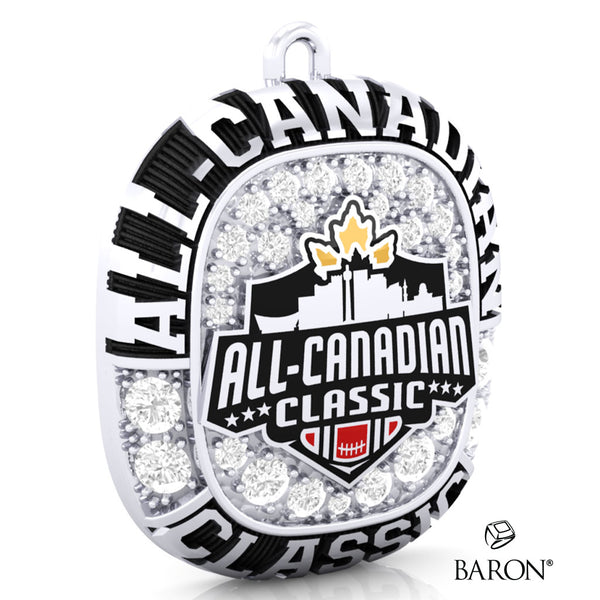 All-Canadian Classic Football 2025 Championship Ring Top Pendant - Design 1.6