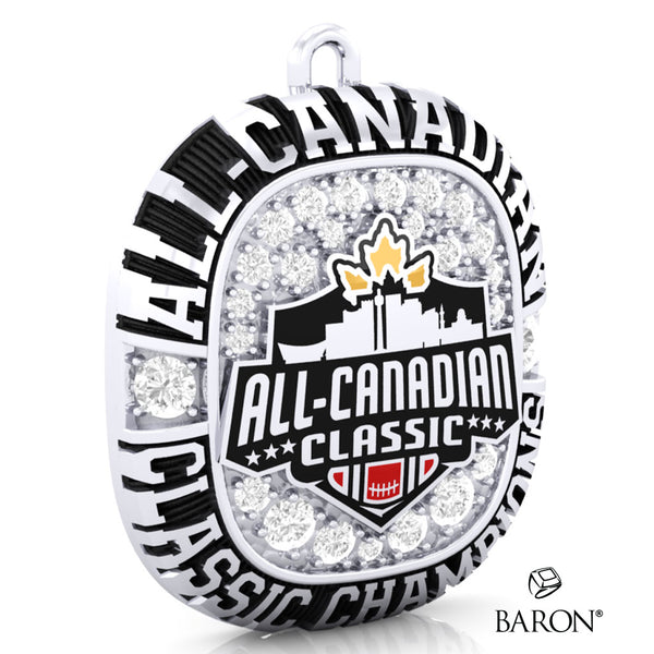 All-Canadian Classic Football 2025 Championship Ring Top Pendant - Design 1.8