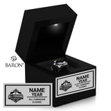All-Canadian Classic Football 2025 Championship Black LED Ring Box