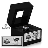 All-Canadian Classic Football 2025 Championship Black Window Ring Box
