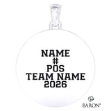 All-Canadian Classic Football 2026 Championship Ring Top Pendant - Design 2.2