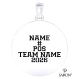 All-Canadian Classic Football 2026 Commemorative Ring Top Pendant - Design 2.4