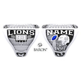 Assumption College Football 2023 Championship Ring - Design 1.3