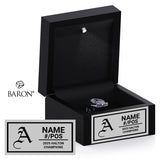 Assumption Crusaders Football 2025 Championship Black LED Ring Box