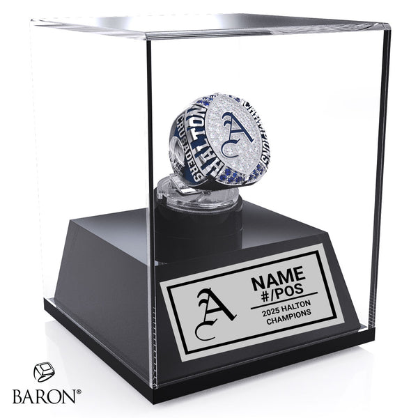 Assumption Crusaders Football 2025 Championship Display Case