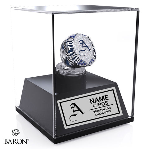 Assumption Crusaders Football 2025 Championship Display Case