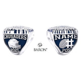 Assumption Crusaders Football 2025 Championship Ring - Design 3.1