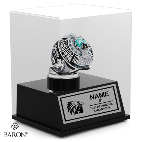 Auburn Eagles Football 2023 Championship Display Case