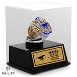 BCI Mustangs Football 2024 Championship Display Case