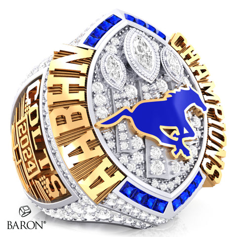 BCI Mustangs Football 2024 Championship Ring - Design 1.4 JR Colts
