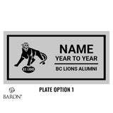 BC Lions Alumni Football Championship Display Case