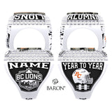 BC Lions Alumni Football-1968 to 1978 Era Championship Ring - Design 1.10