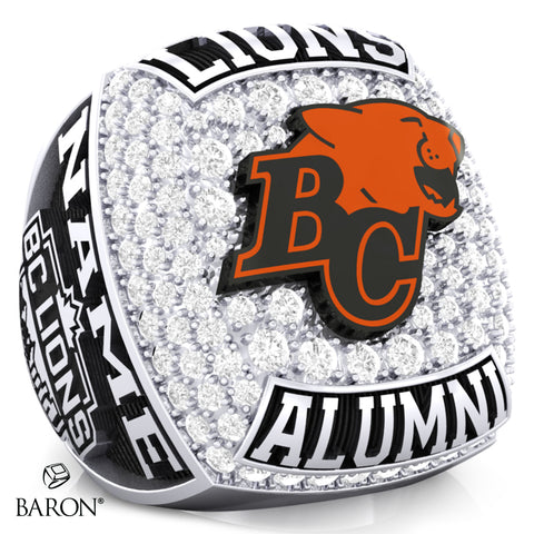 BC Lions Alumni Football-1989 to 2004 Era Championship Ring - Design 1.12