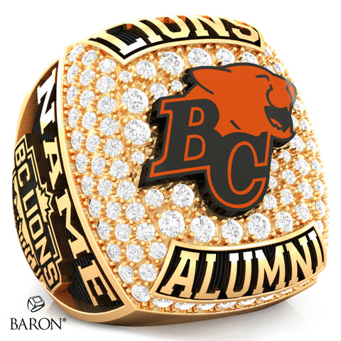 BC Lions Alumni Football-2004 to Present Era Championship Ring - Design 1.15