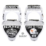 BC Lions Alumni Football-1978 to 1989 Era Championship Ring - Design 1.16