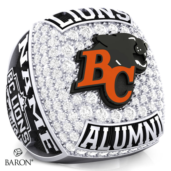 BC Lions Alumni Football-1978 to 1989 Era Championship Ring - Design 1.16