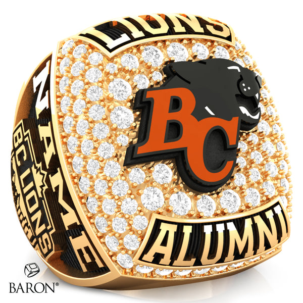 BC Lions Alumni Football-1978 to 1989 Era Championship Ring - Design 1.17
