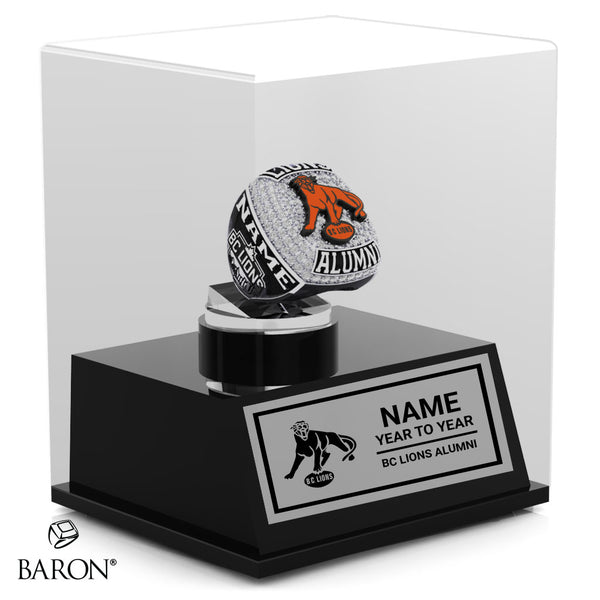 BC Lions Alumni Football Championship Display Case