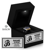Barrie Baycats 17U 2024 Championship Black LED Ring Box