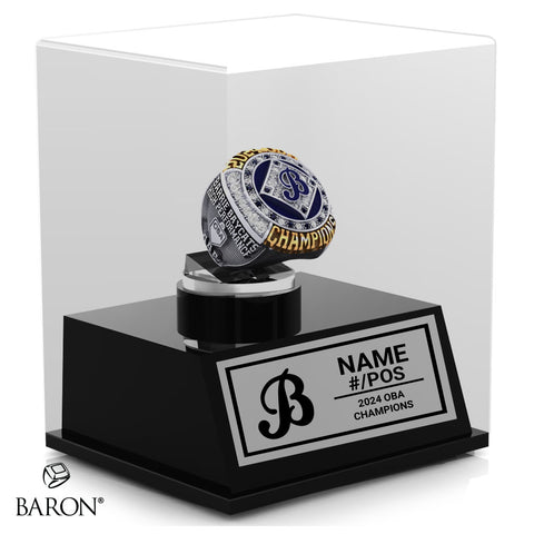 Barrie Baycats 17U 2024 Championship Display Case