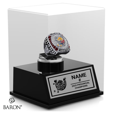 Barrie Colts U14BB OMHA Hockey 2025 Championship Display Case