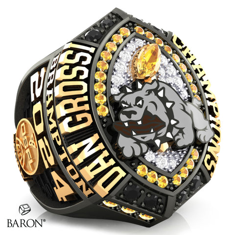 Brampton Bulldogs OSFL U16 2024 Championship Ring - Design 1.3