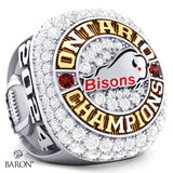 Brantford Bisons OSFL Foothball 2024 Championship Ring - Design 4.3