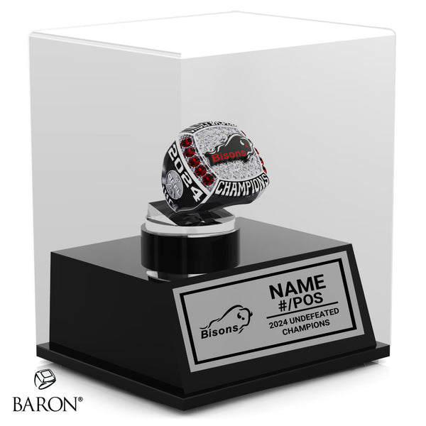 Brantford Bisons U10 Football 2024 Championship Display Case