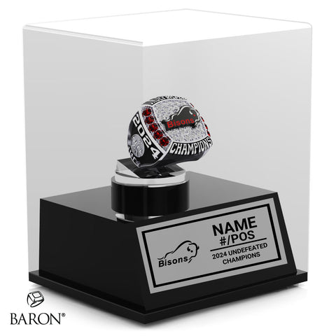 Brantford Bisons U10 Football 2024 Championship Display Case