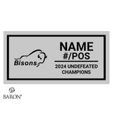 Brantford Bisons U10 Football 2024 Championship Black Standard Window Ring Box
