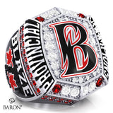 Burlington Blaze Lacrosse 2024 Championship Ring - Design 1.1