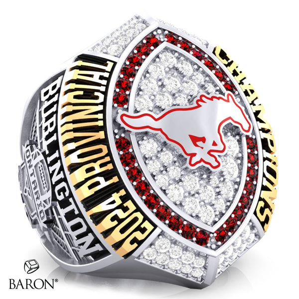 Burlington Stampeders U14 Football 2024 Championship Ring - Design 1.7