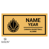 Canada Basketball Alumni Championship Black Standard Window Ring Box