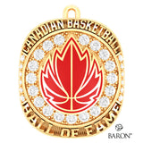 Canadian Basketball Hall of Fame Championship Ring Top Pendant- Design 2.24
