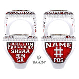 Carlton Crusaders Football 2024 Championship Ring - Design 2.4