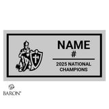 Catholic Central Football 2025 Championship Black Window Ring Box
