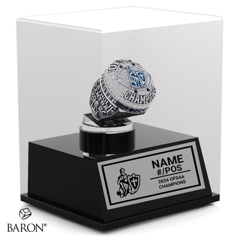 Catholic Central Football 2024 Championship Display Case
