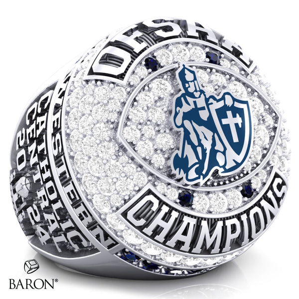 Catholic Central Football 2024 Championship Ring - Design 3.6