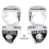 Central Cyclones Football 2025 Championship Ring - Design 3.3