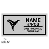 Central Cyclones Football 2025 Championship Black Standard Window Ring Box