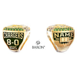 Chargers Football 2025 Championship Ring- Design 2.6