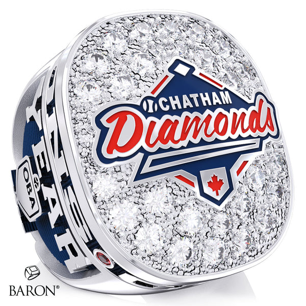 Chatham Diamonds Baseball 2025 Championship Ring - Design 3.6 *BALANCE*