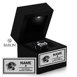 Chatham-Kent Cougars OSFL 2023 Championship Black LED Ring Box