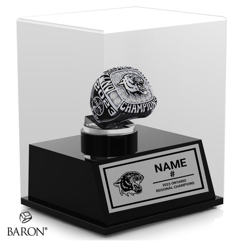 Chatham-Kent Cougars OSFL 2023 Championship Display Case