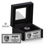Clarington U15 AA Hockey 2026 Championship Black Window Ring Box